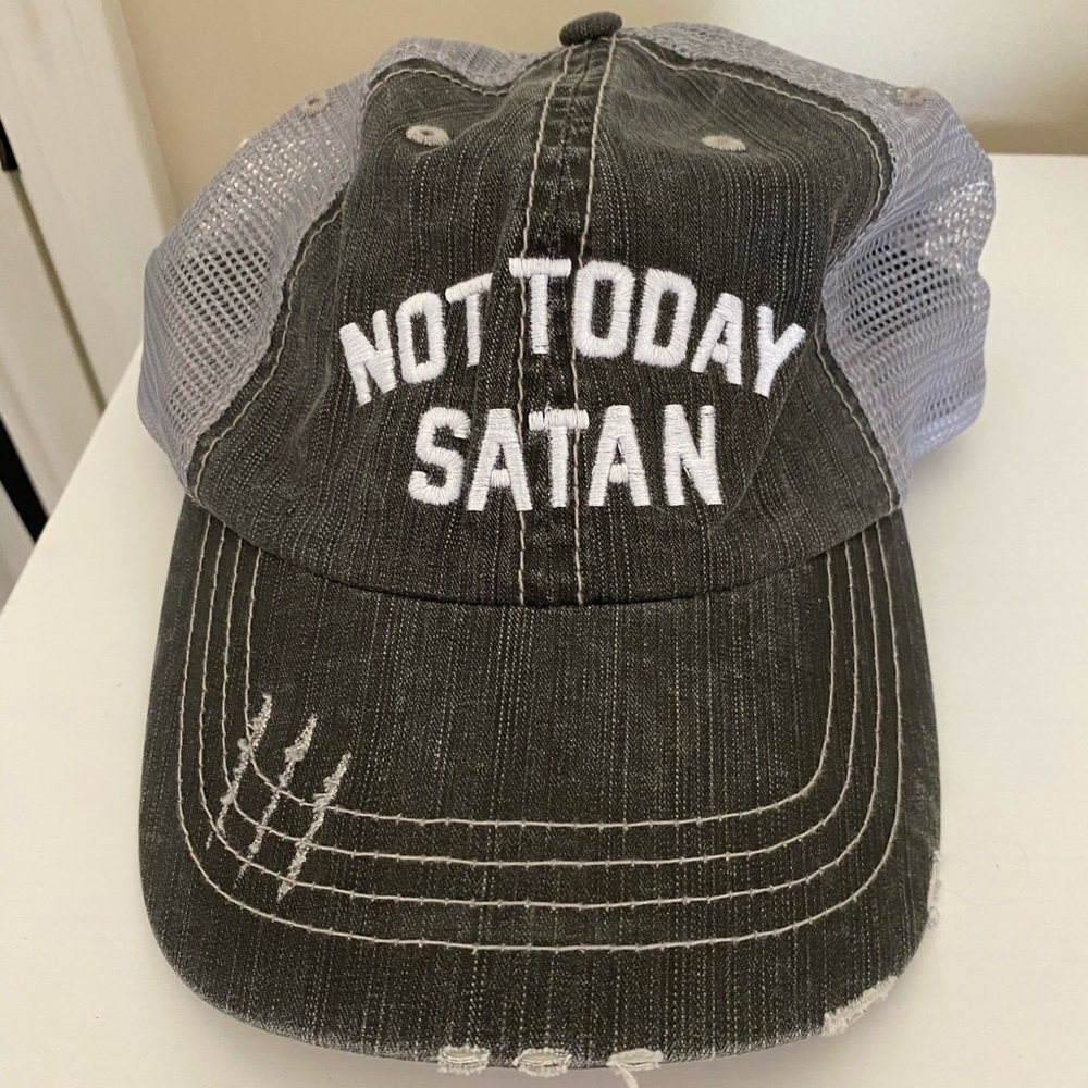 “Not Today Satan” Hat With Mesh Back